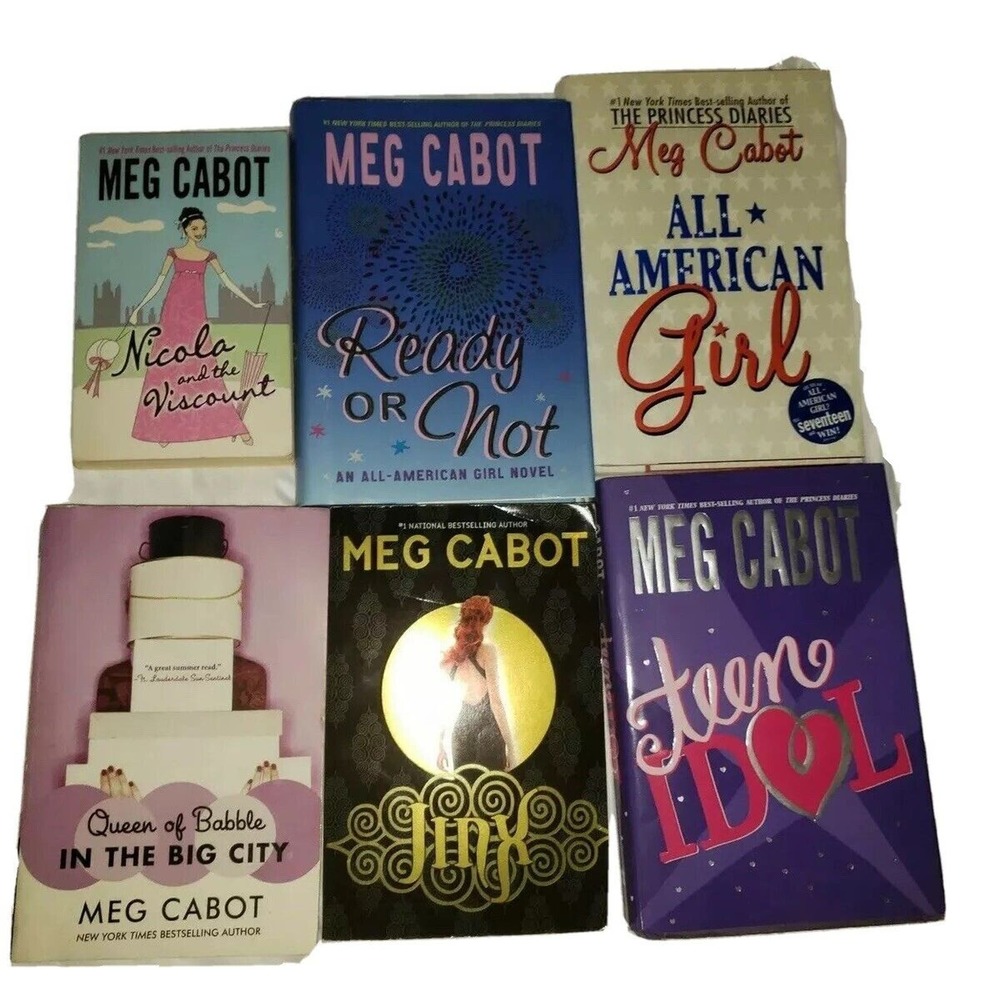 MEG CABOT Teen mixed collection Book lot of 6‎